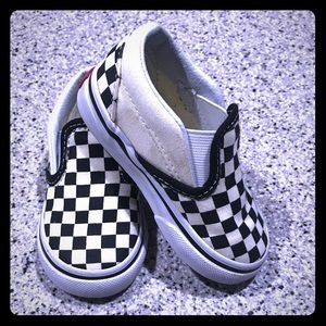 Size 5 Toddler Checkered Vans